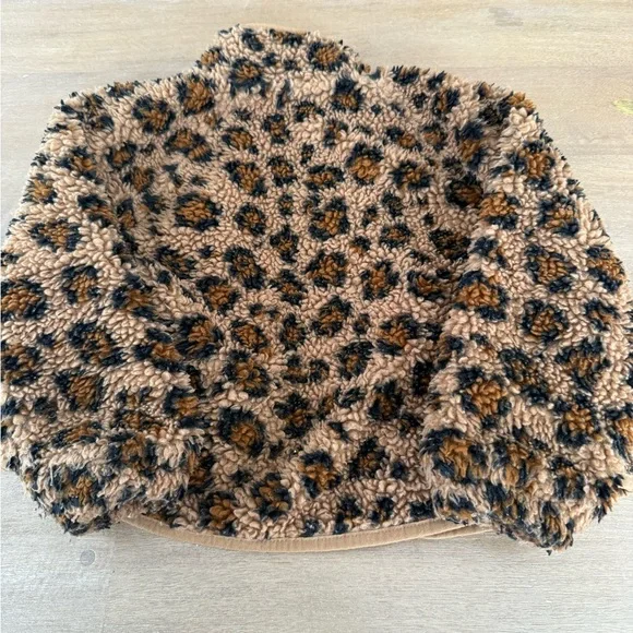 Crewcuts J crew Leopard Print Kids Jacket Size XXS - Picture 3 of 6